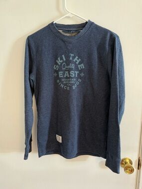 Ski The East Men's Long Sleeve Tee - Navy